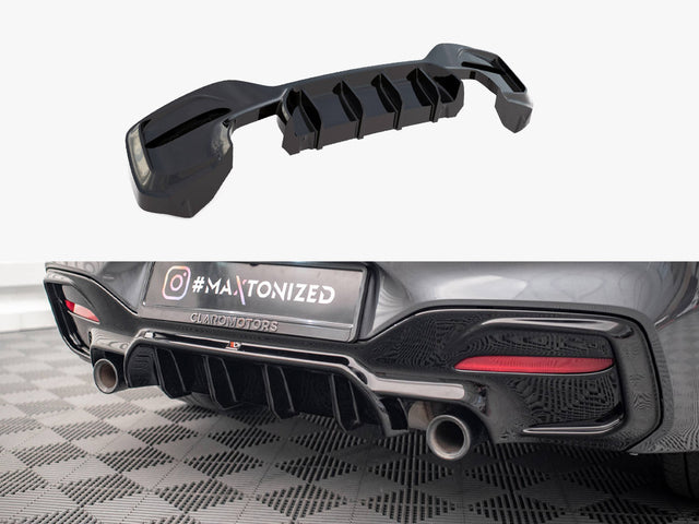 Maxton Design BMW 1 Series F20 F21 LCI M-Power Rear Valance Diffuser