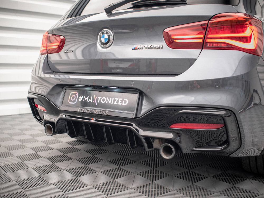 Maxton Design BMW 1 Series F20 F21 LCI M-Power Rear Valance Diffuser