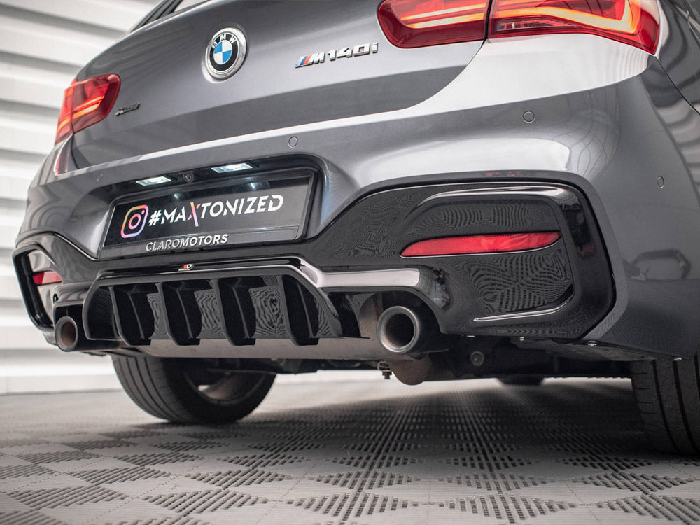 Maxton Design BMW 1 Series F20 F21 LCI M-Power Rear Valance Diffuser