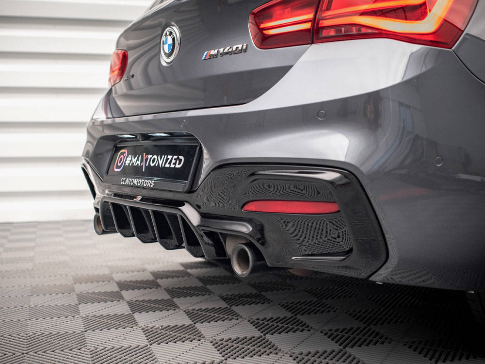 Maxton Design BMW 1 Series F20 F21 LCI M-Power Rear Valance Diffuser