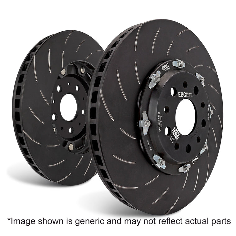 EBC BMW F80 F82 F87 Racing Floating Front Brake Discs - Brembo Caliper (Inc. M2, M3, M4 & M4 CS)
