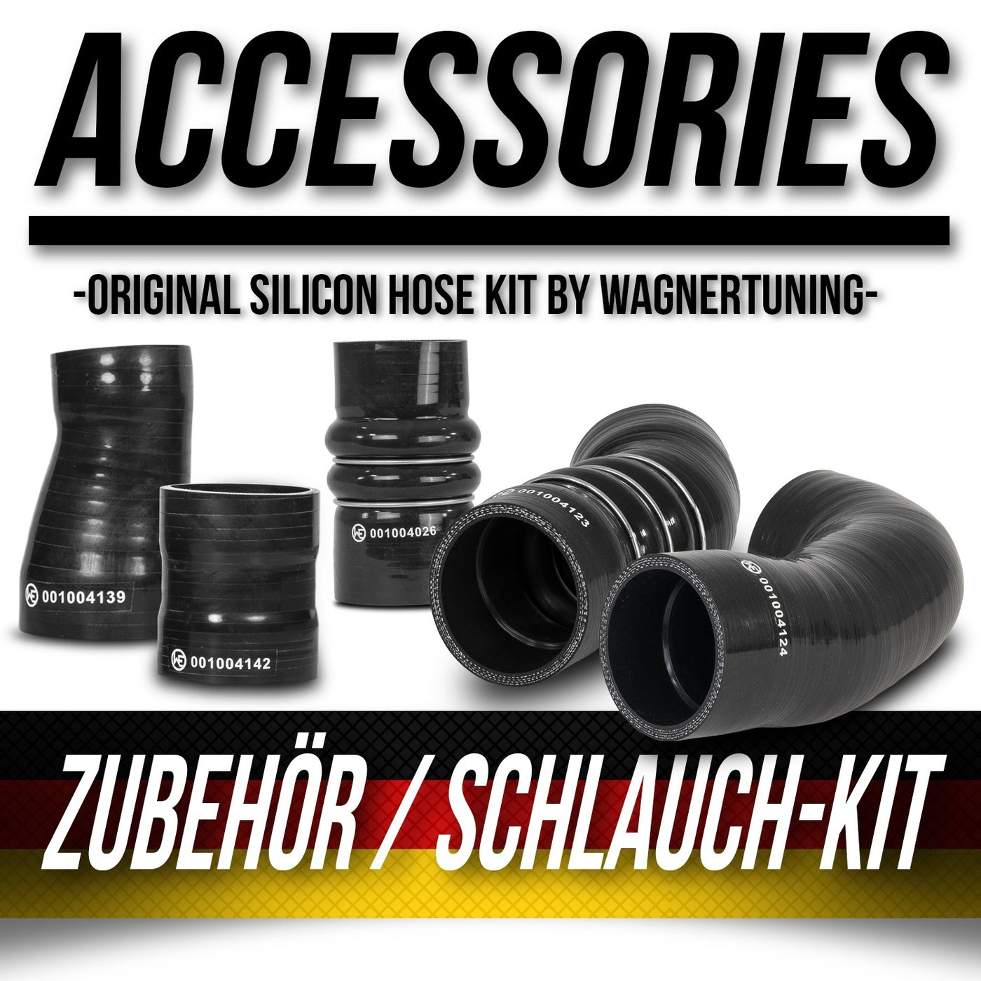 Wagner VAG 1.8-2.0TSI Upgrade Intercooler Silicone Hose Kit