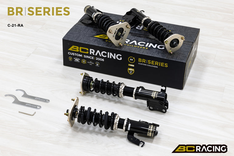BC Racing BR Series Coilovers - Toyota Celica ST185 AWD (90-93) - Type RA, 10/8kg Springs