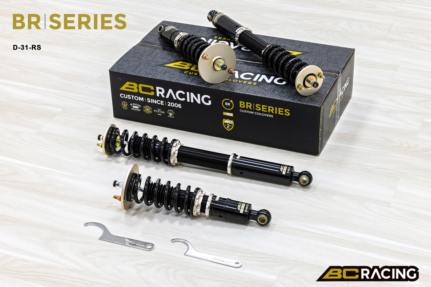 BC Racing BR Series Coilovers - Nissan Stagea WGNC34 AWD Rear Eye (96-01)