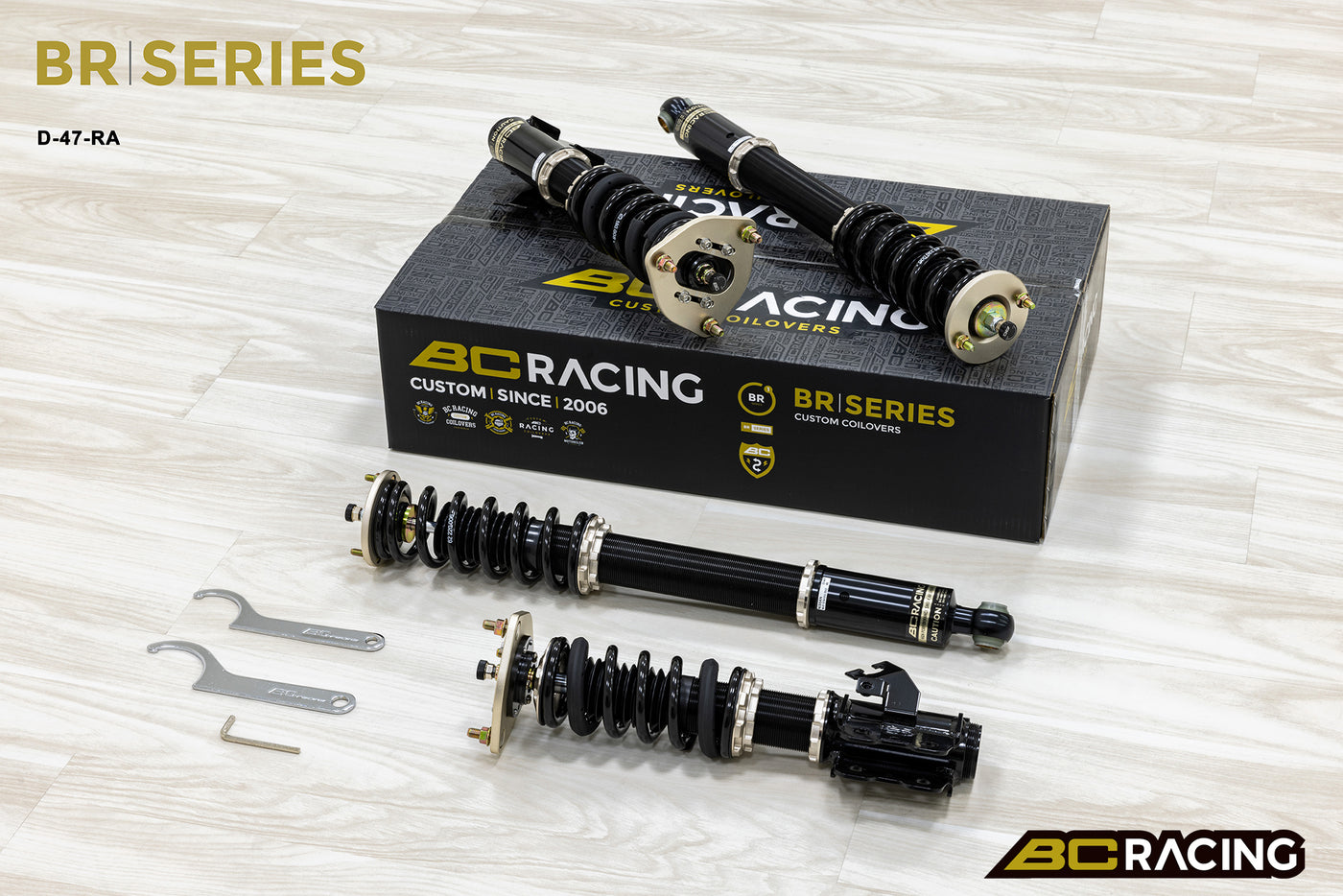 BC Racing BR Series Coilovers - Nissan Stagea WGC34 2WD (96-01)