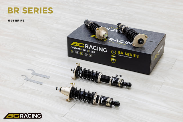 BC Racing BR Series Coilovers - Mazda Miata / MX-5 NA8C/NB8C (89-05) - Type RS, 8/6kg Springs