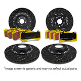 EBC P2DK028Y Audi Lamborghini Full Vehicle Kit Yellowstuff Pads & 2-Piece Fully-Floating Discs - Brembo Caliper (Inc. R8 & Gallardo)
