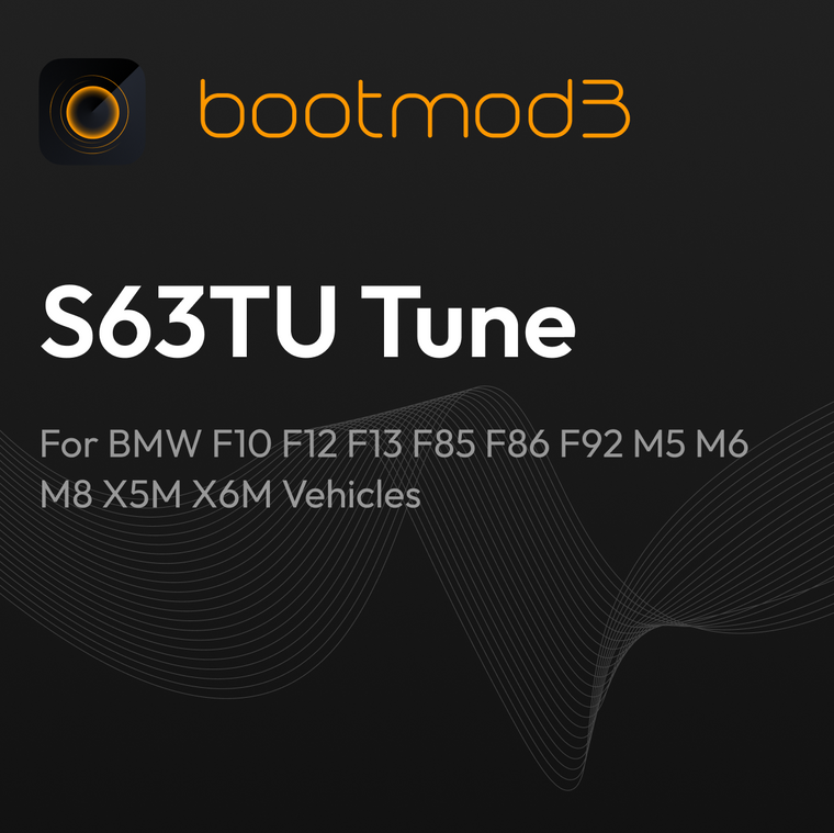BOOTMOD3 BMW S63TU F10 F12 F85 F86 BM3 Remap/Tuning License FREE ENET CABLE (M5, M6, X5M & X6M)